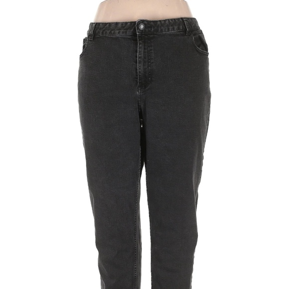 Marks & Spencer Relaxed Slim Black Jeans - Picture 1 of 6